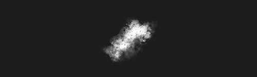 Stardust 1 brush stroke preview from Space Elements for Procreate