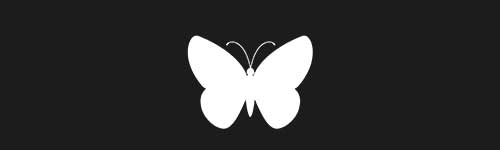 Butterfly 1 brush stroke preview from Pretty Butterflies for Procreate