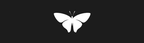 Butterfly 2 brush stroke preview from Pretty Butterflies for Procreate