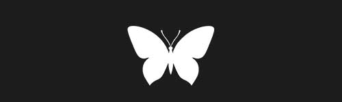 Butterfly 6 brush stroke preview from Pretty Butterflies for Procreate
