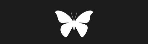 Butterfly 7 brush stroke preview from Pretty Butterflies for Procreate