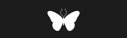 Butterfly 14 brush stroke preview from Pretty Butterflies for Procreate