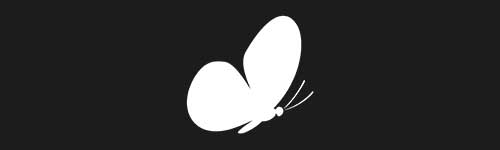 Butterfly 16 brush stroke preview from Pretty Butterflies for Procreate
