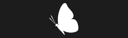 Butterfly 19 brush stroke preview from Pretty Butterflies for Procreate
