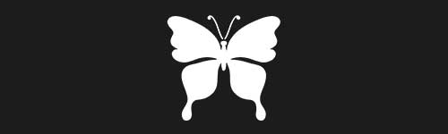 Butterfly 22 brush stroke preview from Pretty Butterflies for Procreate