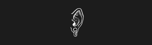 Lobe Piercing brush stroke preview from Ears Design Kit for Procreate