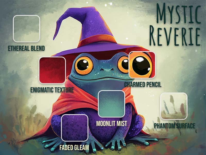 Mystic Reverie Procreate brush pack preview