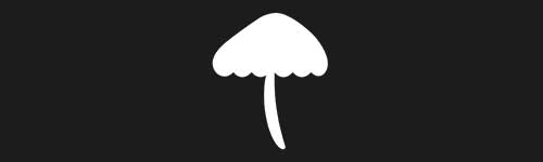 Mushroom 4 brush stroke preview from Mushrooms for Procreate