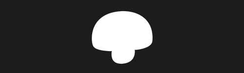 Mushroom 5 brush stroke preview from Mushrooms for Procreate