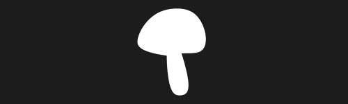 Mushroom 7 brush stroke preview from Mushrooms for Procreate