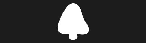 Mushroom 17 brush stroke preview from Mushrooms for Procreate