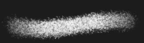 Static Storm brush stroke preview from Vintage Noise for Procreate