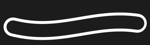 Double Outline #1 brush stroke preview from Kunchevsky Brushes for Procreate