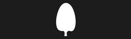 Tree 6 brush stroke preview from Tiny Trees for Procreate