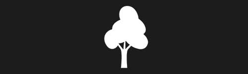 Tree 7 brush stroke preview from Tiny Trees for Procreate