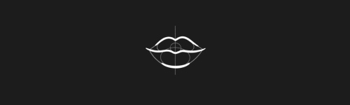 Lips 1 brush stroke preview from Lips Design Kit for Procreate