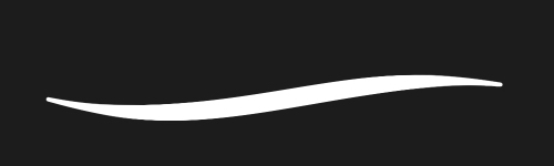 Outline brush stroke preview from Essential Brushes for Procreate