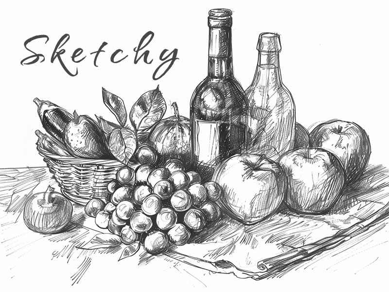 Sketchy Doodles Procreate brush pack preview