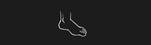 Foot Left 1 Clean brush stroke preview from Feet Design Kit for Procreate