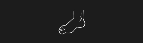 Foot Right 1 Clean brush stroke preview from Feet Design Kit for Procreate
