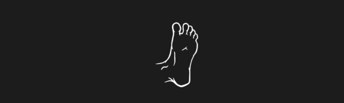 Foot Left 3 Clean brush stroke preview from Feet Design Kit for Procreate