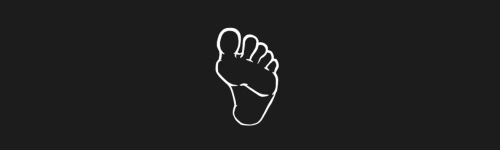 Foot Left 10 Clean brush stroke preview from Feet Design Kit for Procreate