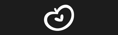 Apple brush stroke preview from Doodle Stamps Vol.1 for Procreate