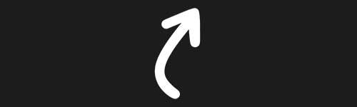 Arrow 1 brush stroke preview from Doodle Stamps Vol.1 for Procreate