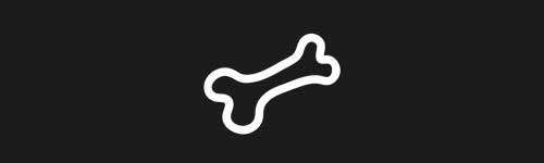 Bone brush stroke preview from Doodle Stamps Vol.1 for Procreate