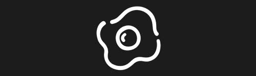 Breakfast Egg brush stroke preview from Doodle Stamps Vol.1 for Procreate