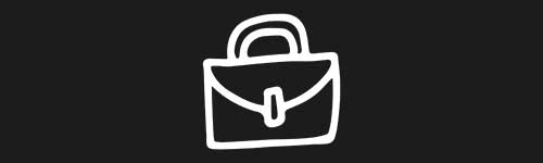 Briefcase brush stroke preview from Doodle Stamps Vol.1 for Procreate