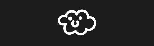 Cloud Funny brush stroke preview from Doodle Stamps Vol.1 for Procreate