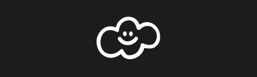 Cloud Happy brush stroke preview from Doodle Stamps Vol.1 for Procreate
