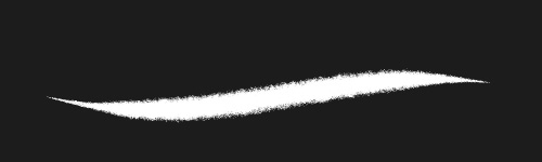 Bleed Ink brush stroke preview from Dynamic Ink for Procreate