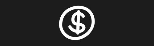 Dollar brush stroke preview from Doodle Stamps Vol.1 for Procreate