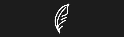 Feather 3 brush stroke preview from Doodle Stamps Vol.1 for Procreate