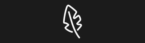 Feather 4 brush stroke preview from Doodle Stamps Vol.1 for Procreate