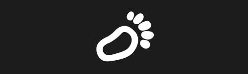 Footprint brush stroke preview from Doodle Stamps Vol.1 for Procreate