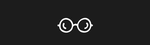 Glasses brush stroke preview from Doodle Stamps Vol.1 for Procreate