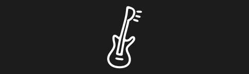 Guitar brush stroke preview from Doodle Stamps Vol.1 for Procreate