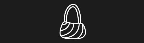 Handbag 1 brush stroke preview from Doodle Stamps Vol.1 for Procreate