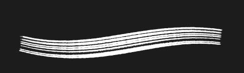 Ink Scribble brush stroke preview from Ink Master for Procreate