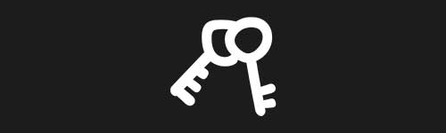 Keys brush stroke preview from Doodle Stamps Vol.1 for Procreate