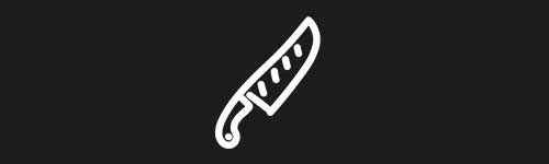 Knife brush stroke preview from Doodle Stamps Vol.1 for Procreate
