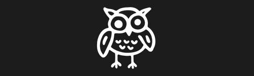 Owl brush stroke preview from Doodle Stamps Vol.1 for Procreate