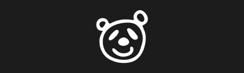 Panda 1 brush stroke preview from Doodle Stamps Vol.1 for Procreate