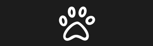 Paw brush stroke preview from Doodle Stamps Vol.1 for Procreate