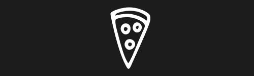 Pizza brush stroke preview from Doodle Stamps Vol.1 for Procreate