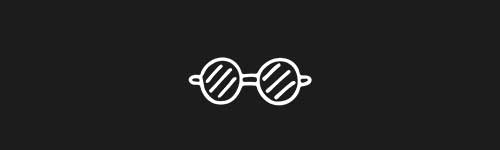 Sunglasses 2 brush stroke preview from Doodle Stamps Vol.1 for Procreate