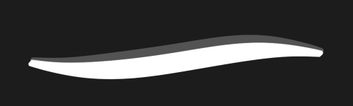 Thick Shadow brush stroke preview from 3D Brushes for Procreate